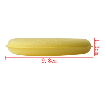 5 PCS รถ Wax ภาษาโปลิชคำโฟมฟองน้ำมือขี้ผึ้งนุ่มฟองน้ำสีเหลือง Pad สำหรับ Car Detailing Care Wash, 5 PCS