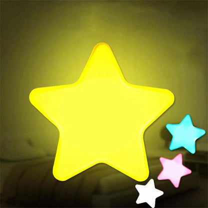 เซ็นเซอร์ตรวจจับแสงควบคุมมินิสตาร์ไฟ LED กลางคืน,, US Plug