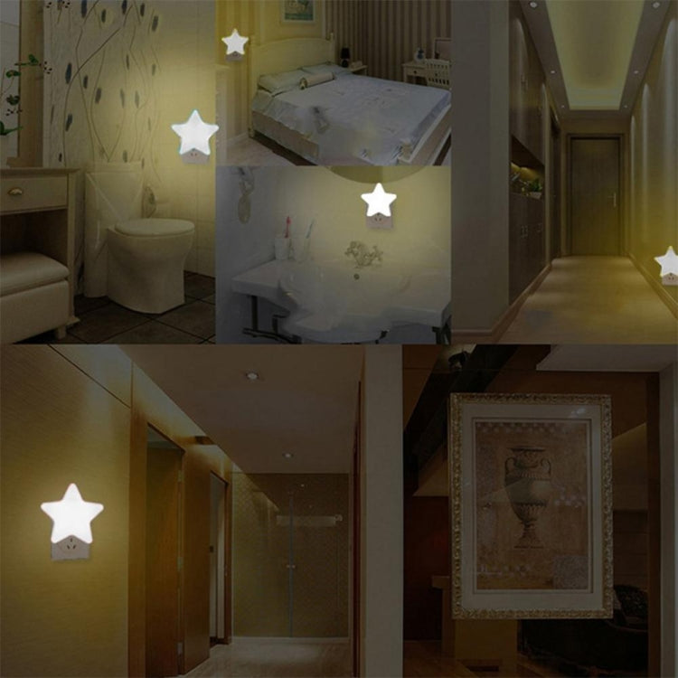 เซ็นเซอร์ตรวจจับแสงควบคุมมินิสตาร์ไฟ LED กลางคืน,, US Plug