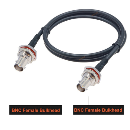 BNC หญิงถึง BNC หญิง RG58 สายอะแดปเตอร์โคแอกเซียล, BNC Female To BNC Female With Waterproof Circle 0.5m, BNC Female To BNC Female With Waterproof Circle 1m, BNC Female To BNC Female With Waterproof Circle 1.5m                                           ...