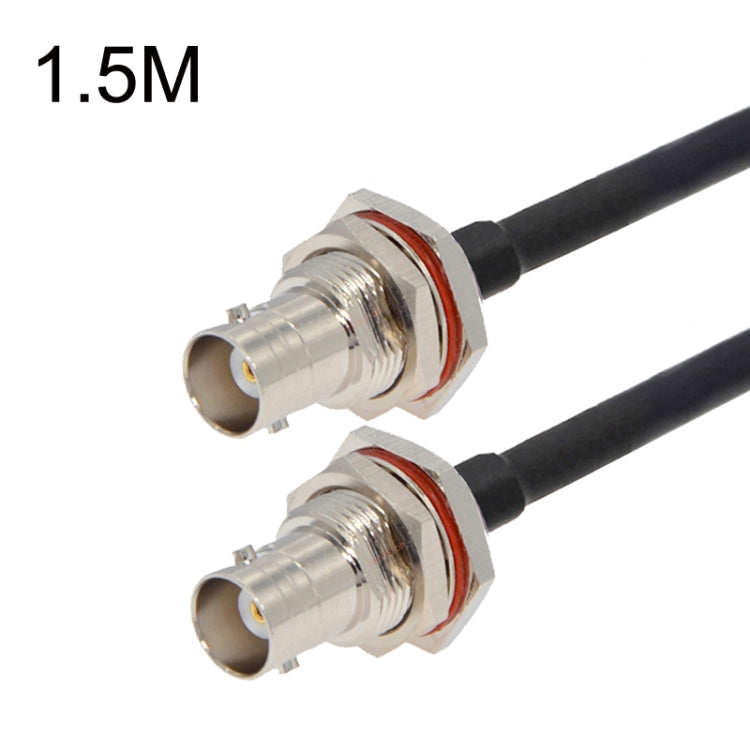 BNC หญิงถึง BNC หญิง RG58 สายอะแดปเตอร์โคแอกเซียล, BNC Female To BNC Female With Waterproof Circle 0.5m, BNC Female To BNC Female With Waterproof Circle 1m, BNC Female To BNC Female With Waterproof Circle 1.5m                                           ...