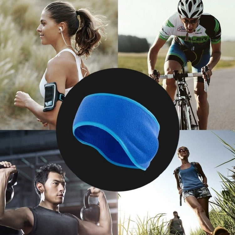 ฤดูใบไม้ร่วงและฤดูหนาวกีฬากลางแจ้งดูดซับเหงื่อ Breathable WARM Earmuffs ขนแกะสำหรับชาย/หญิง, Black, Royal Blue, Dark Gray, Rose Red, Color Blue, Red