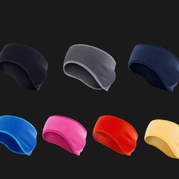 ฤดูใบไม้ร่วงและฤดูหนาวกีฬากลางแจ้งดูดซับเหงื่อ Breathable WARM Earmuffs ขนแกะสำหรับชาย/หญิง, Black, Royal Blue, Dark Gray, Rose Red, Color Blue, Red