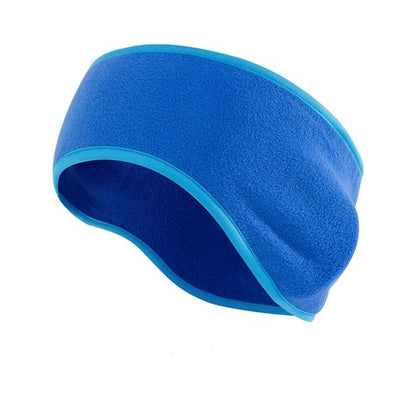 ฤดูใบไม้ร่วงและฤดูหนาวกีฬากลางแจ้งดูดซับเหงื่อ Breathable WARM Earmuffs ขนแกะสำหรับชาย/หญิง, Black, Royal Blue, Dark Gray, Rose Red, Color Blue, Red