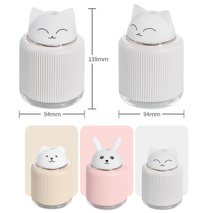 Light Pet Humidifier USB Night Light โคมไฟข้างเตียงหน้าแรก Sleep Mute หลอดไฟประหยัดพลังงาน