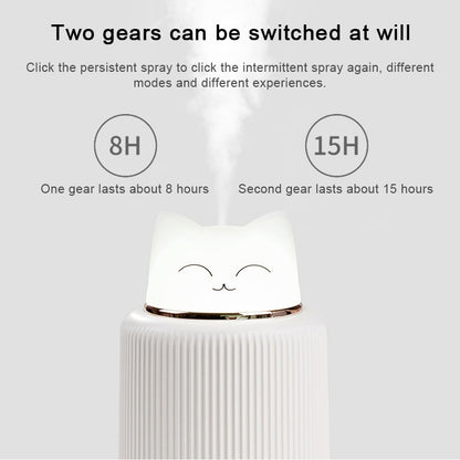 Light Pet Humidifier USB Night Light โคมไฟข้างเตียงหน้าแรก Sleep Mute หลอดไฟประหยัดพลังงาน