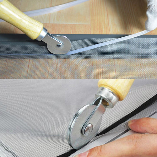 ไม้โลหะหน้าจอหน้าต่าง Spline Roller Gauze ล้อหน้าต่างติดตั้งเครื่องมือ, Window Spline Roller