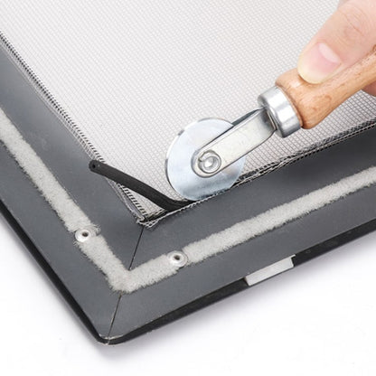 ไม้โลหะหน้าจอหน้าต่าง Spline Roller Gauze ล้อหน้าต่างติดตั้งเครื่องมือ, Window Spline Roller