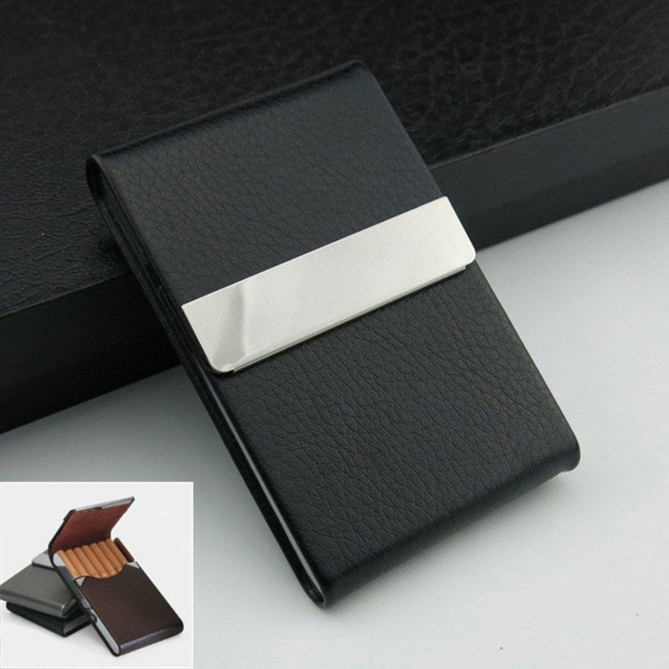 PU บุหรี่ Pack Creative Business Card Holder ผู้ชายและผู้หญิงบางกรณีบุหรี่