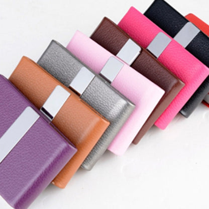PU บุหรี่ Pack Creative Business Card Holder ผู้ชายและผู้หญิงบางกรณีบุหรี่