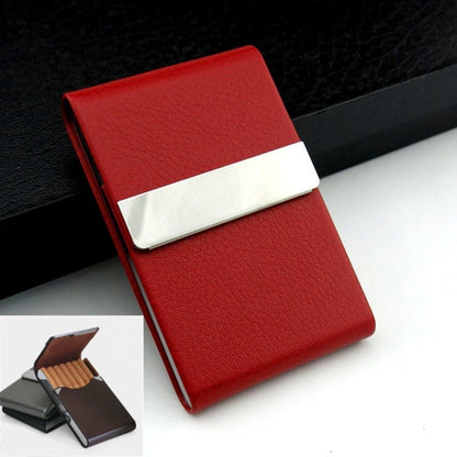 PU บุหรี่ Pack Creative Business Card Holder ผู้ชายและผู้หญิงบางกรณีบุหรี่