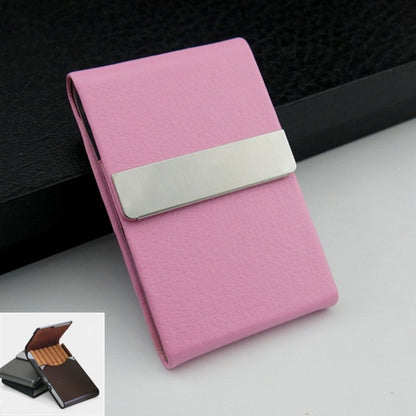 PU บุหรี่ Pack Creative Business Card Holder ผู้ชายและผู้หญิงบางกรณีบุหรี่