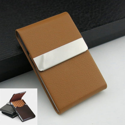 PU บุหรี่ Pack Creative Business Card Holder ผู้ชายและผู้หญิงบางกรณีบุหรี่