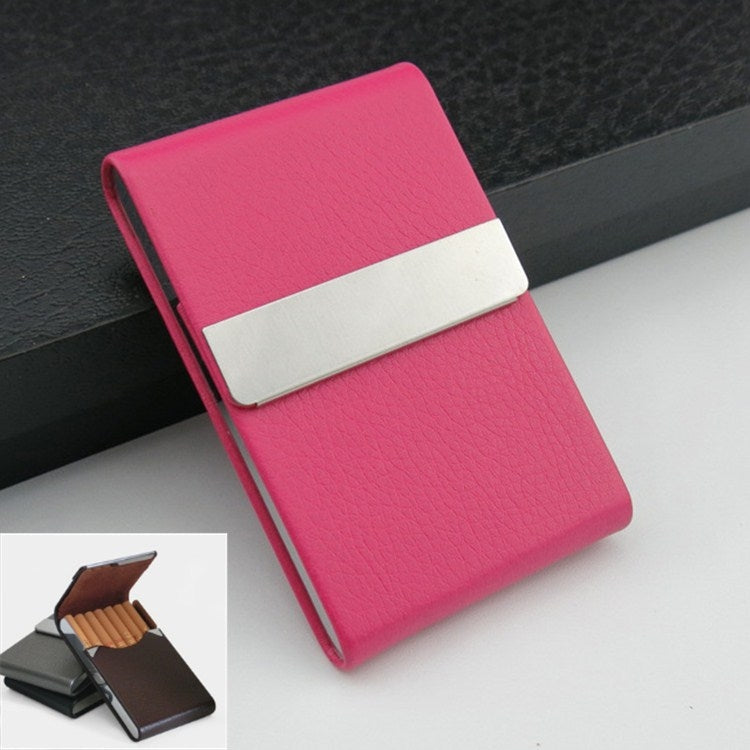 PU บุหรี่ Pack Creative Business Card Holder ผู้ชายและผู้หญิงบางกรณีบุหรี่