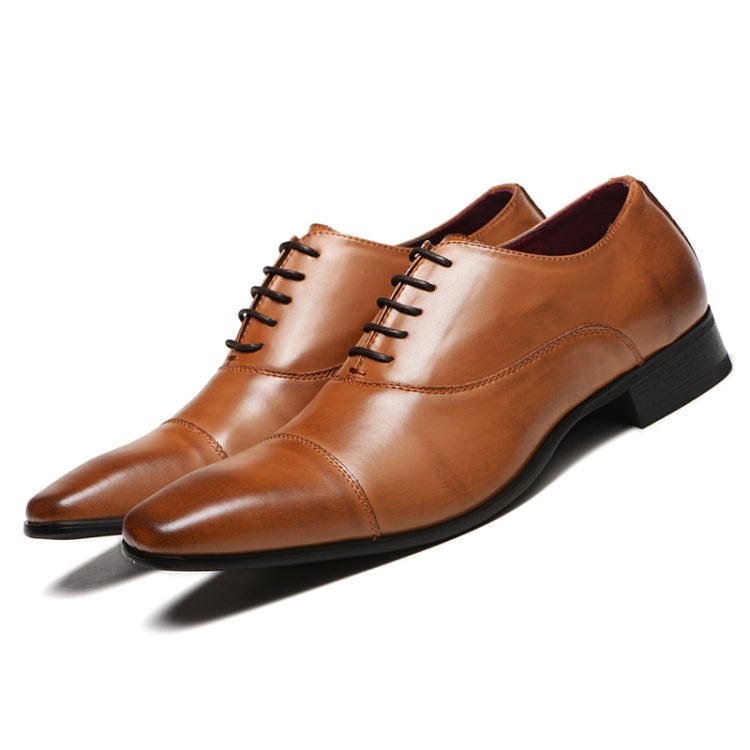 ธุรกิจรองเท้าหนัง Oxfords อย่างเป็นทางการที่สะดวกสบาย, 39, 40, 41, 42, 43, 44, 45, 46