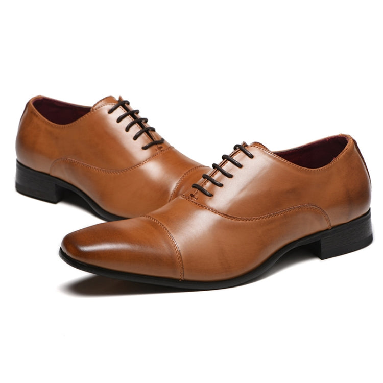 ธุรกิจรองเท้าหนัง Oxfords อย่างเป็นทางการที่สะดวกสบาย, 39, 40, 41, 42, 43, 44, 45, 46