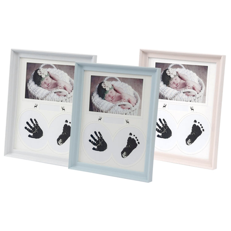 โต๊ะแขวนกรอบรูป PVC เด็กเท้ามือพิมพ์หมึก Pad ห้องนอนภาพวันเกิดอัลบั้ม