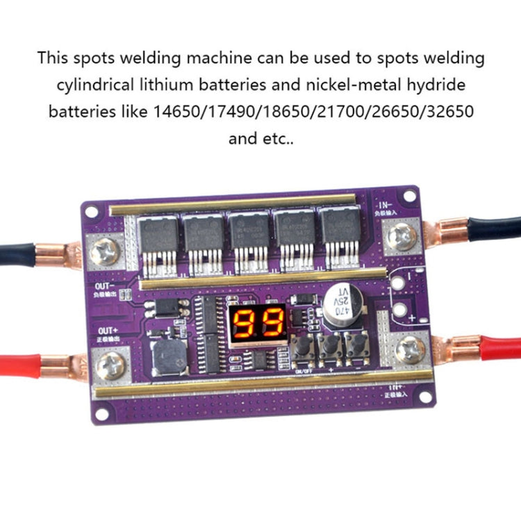 แบตเตอรี่ตะกั่วกรดรุ่น 12V จอแสดงผลดิจิตอล DIY เครื่องเชื่อมจุดแบตเตอรี่ปากกาควบคุม, Main Board, Lead-Acid Battery Version 6 Square Pen, Lead-Acid Battery Version 6 Square Pen With Case, Lead-Acid Battery Version 10 Square Pen, 10 Square Pen With Case