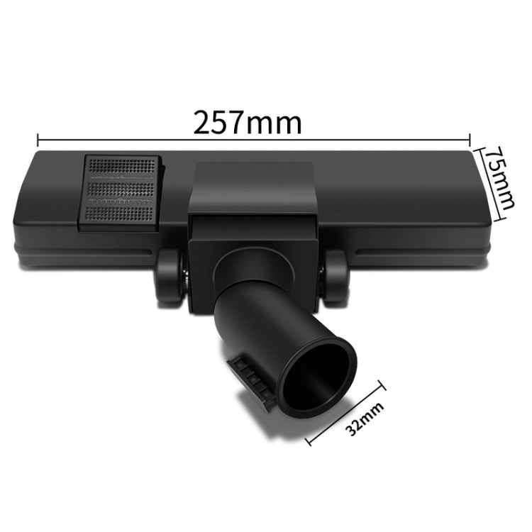 32 มม. สำหรับ Midea เครื่องดูดฝุ่นอุปกรณ์เสริมแปรงพื้น, 32mm Black