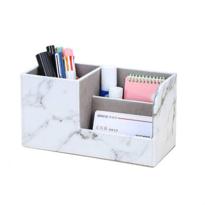 กล่องเก็บของที่ใส่ปากกามัลติฟังก์ชั่น Marble Retro Creative Office, Marble 1822