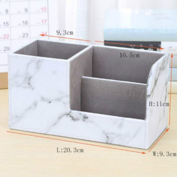 กล่องเก็บของที่ใส่ปากกามัลติฟังก์ชั่น Marble Retro Creative Office, Marble 1822
