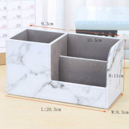 กล่องเก็บของที่ใส่ปากกามัลติฟังก์ชั่น Marble Retro Creative Office, Marble 1822