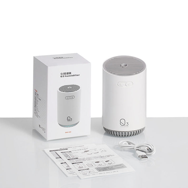 ไร้สาย Q3 Humidifier Mini USB ชาร์จเครื่องฟอกอากาศแบบพกพา