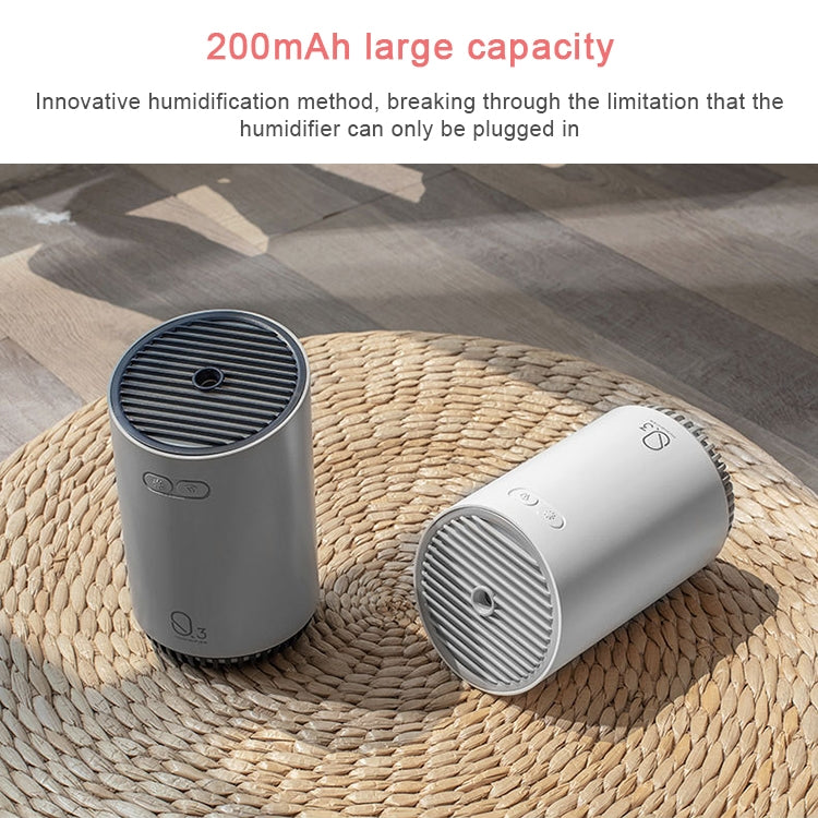 ไร้สาย Q3 Humidifier Mini USB ชาร์จเครื่องฟอกอากาศแบบพกพา