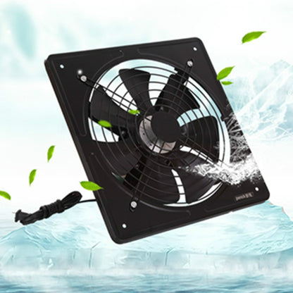 220V พัดลมดูดอากาศความเร็วสูง Air EXTRACTOR พัดลมระบายอากาศหน้าต่างสำหรับห้องครัว Ventilator Axial อุตสาหกรรมพัดลมติดผนัง, 12 inch, 10 inch
