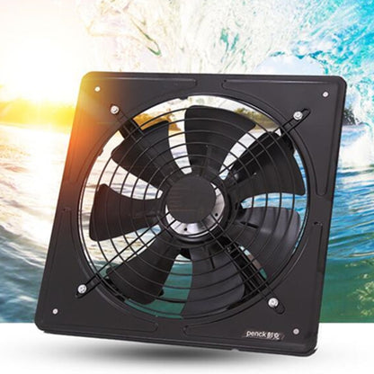 220V พัดลมดูดอากาศความเร็วสูง Air EXTRACTOR พัดลมระบายอากาศหน้าต่างสำหรับห้องครัว Ventilator Axial อุตสาหกรรมพัดลมติดผนัง, 12 inch, 10 inch