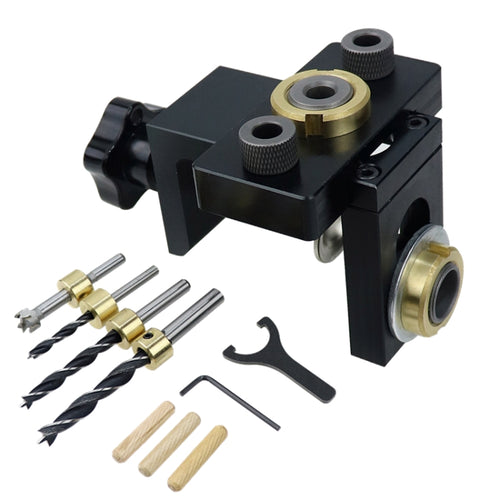 10 In 1 Straight Hole Punch Locator Dowels Locator Furniture Puncher Connector Puncher, Dowels Locator