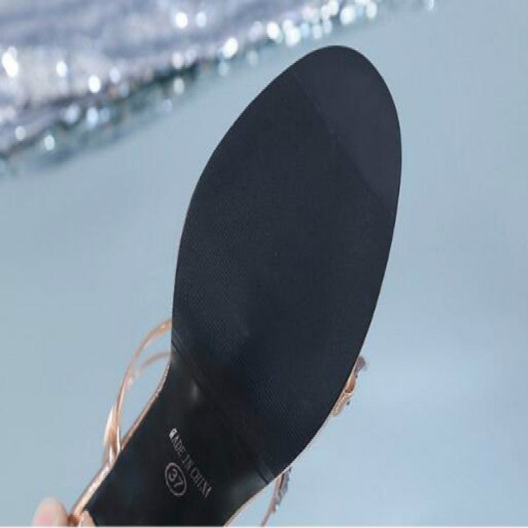เซ็กซี่ Peep Toe ห้าดาวชี้รองเท้าส้นสูงรองเท้าแตะรองเท้าแต่งงาน, 34, 35, 36, 37, 38, 39, 40