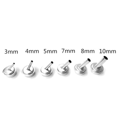 6 In 1 Quick Off 861DW ปืนลมร้อนหัวฉีดปากเฉียง, Hot Air Gun Nozzle