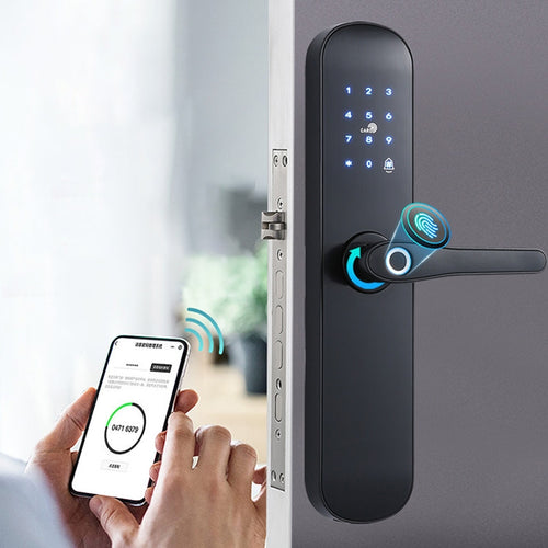 S011M มัลติฟังก์ชั่นล็อคลายนิ้วมืออัตโนมัติโรงแรมอพาร์ทเมนต์อัจฉริยะอิเล็กทรอนิกส์รูดล็อครหัสผ่าน