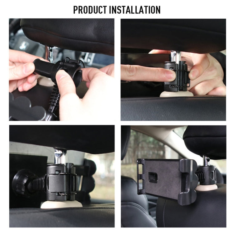 Universal Adjustable Car Tablet Stand Holder เบาะหลังสำหรับแท็บเล็ตขนาด 4-11 นิ้ว