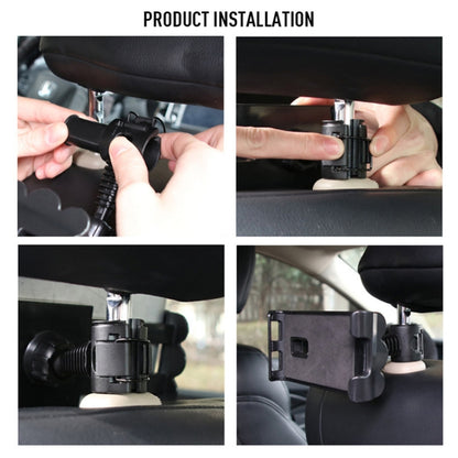 Universal Adjustable Car Tablet Stand Holder เบาะหลังสำหรับแท็บเล็ตขนาด 4-11 นิ้ว