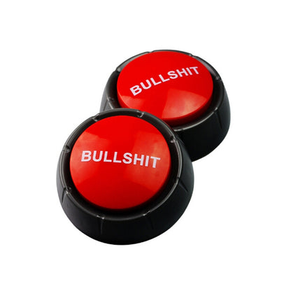 3 ชิ้นปาร์ตี้ความรู้แบบทดสอบเกมอิเล็กทรอนิกส์บีบกล่องเสียงตอบของเล่น, Red with Light BULLSHIT, Laugh and Cry