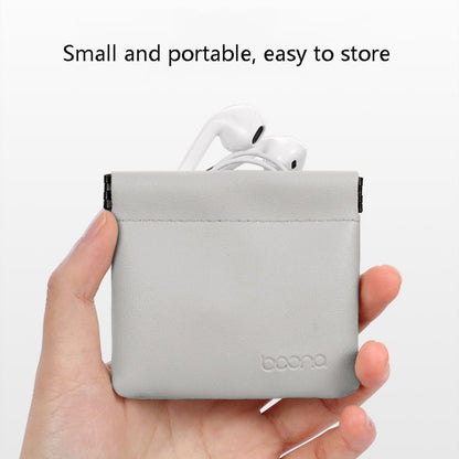 2 PCS Baona หูฟังสายเคเบิลข้อมูลถุงเก็บมินิแบบพกพา U ดิสก์หูฟังกระเป๋า, Small, Large