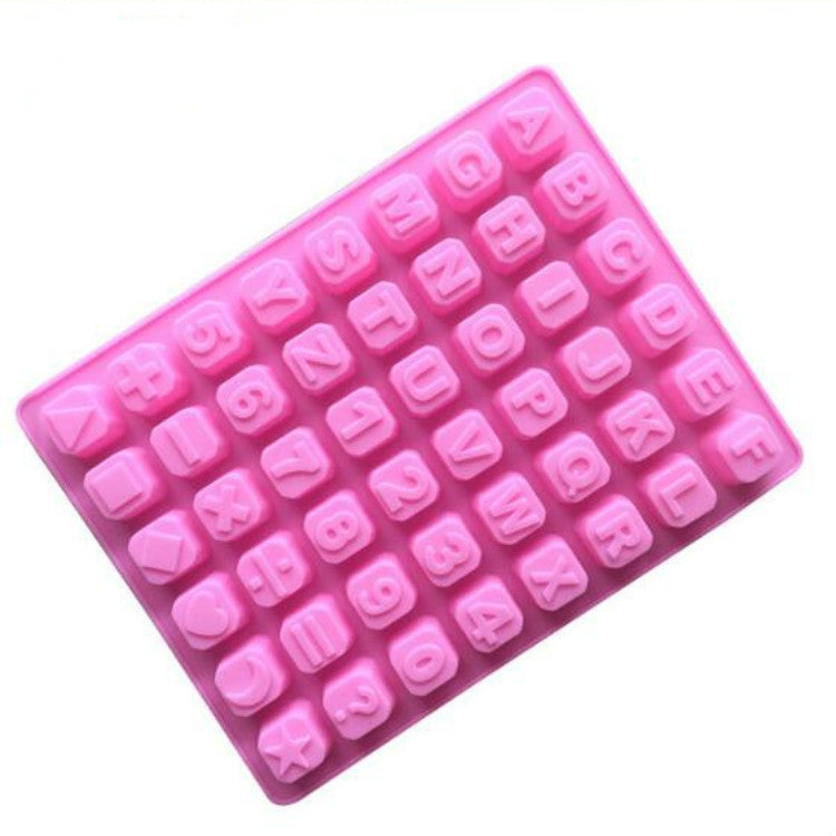 ดาวรูปร่างตัวอักษรภาษาอังกฤษซิลิโคนช็อกโกแลตแม่พิมพ์ DIY น้ำแข็ง Handmade SOAP Mould, Stars Shape English Alphabet