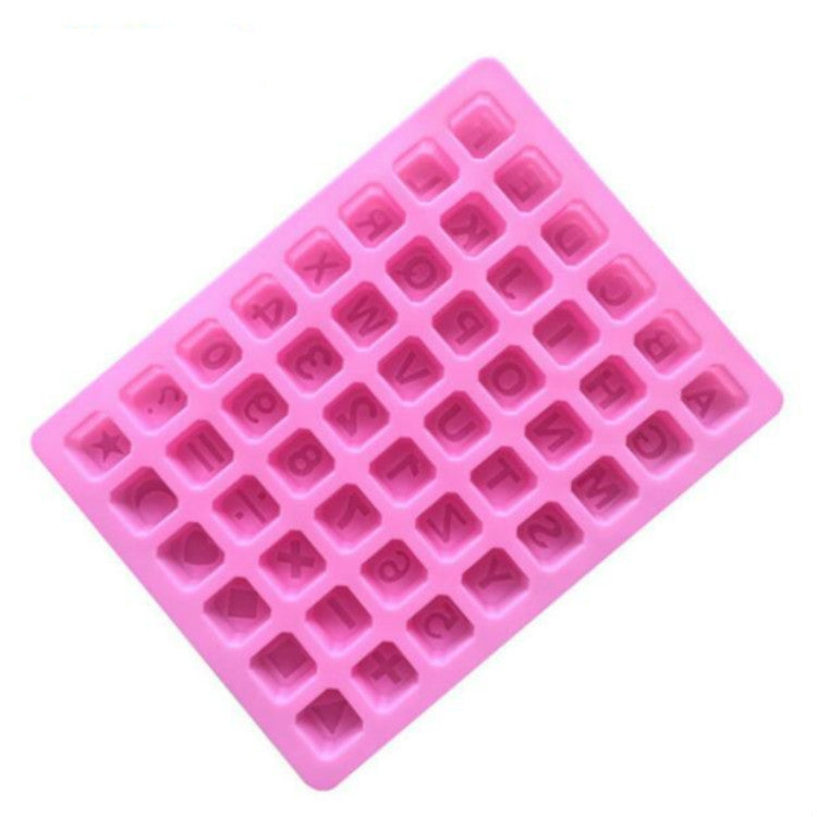 ดาวรูปร่างตัวอักษรภาษาอังกฤษซิลิโคนช็อกโกแลตแม่พิมพ์ DIY น้ำแข็ง Handmade SOAP Mould, Stars Shape English Alphabet