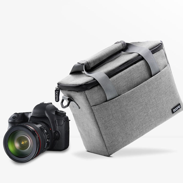 Baona BN-H001 กระเป๋ากล้องดิจิตอล Casual Portable Camera กระเป๋ากันน้ำ, BN-H001 S(Gray), BN-H001 S(Black), BN-H001 M(Gray), BN-H001 M(Black), BN-H001 L(Gray), BN-H001 L(Black)