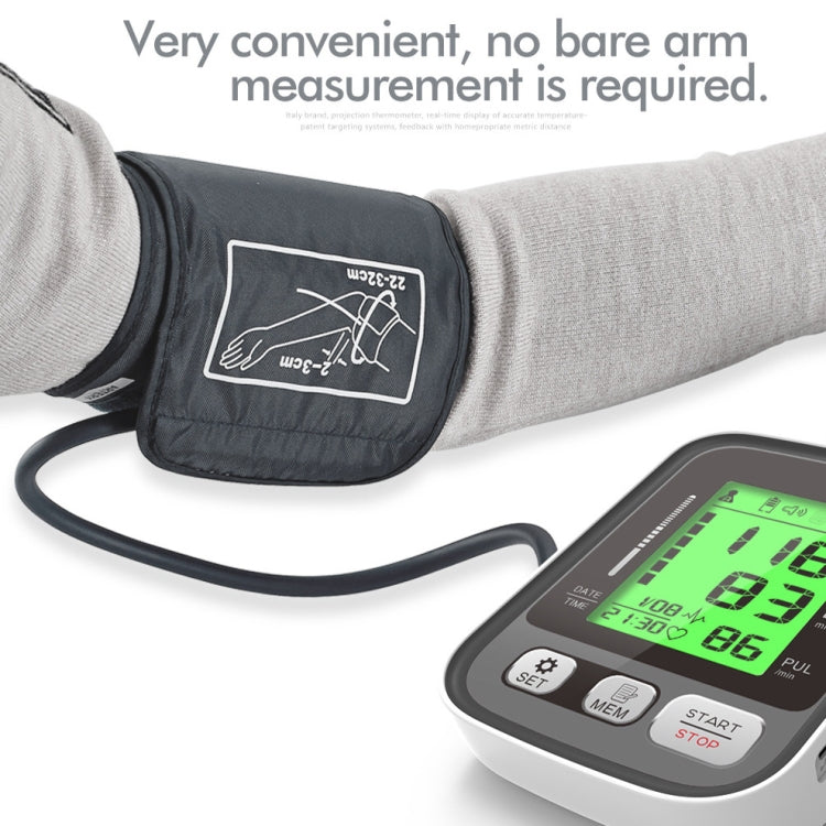 JZ-256A Tri-สีBacklightอัตโนมัติUpper Arm Sphygmomanometer Homeอิเล็กทรอนิกส์Sphygmomanometer, 22-32cm, 22-42cm