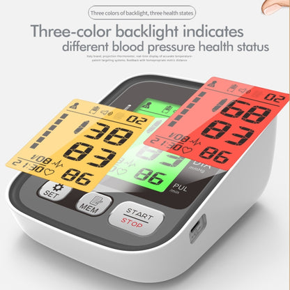 JZ-256A Tri-สีBacklightอัตโนมัติUpper Arm Sphygmomanometer Homeอิเล็กทรอนิกส์Sphygmomanometer, 22-32cm, 22-42cm