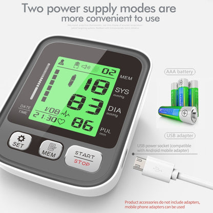 JZ-256A Tri-สีBacklightอัตโนมัติUpper Arm Sphygmomanometer Homeอิเล็กทรอนิกส์Sphygmomanometer, 22-32cm, 22-42cm