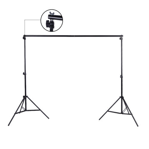 200*300 ซม.สตูดิโอถ่ายภาพพื้นหลังสนับสนุนฉากหลัง Crossbar Kit, 200x300cm