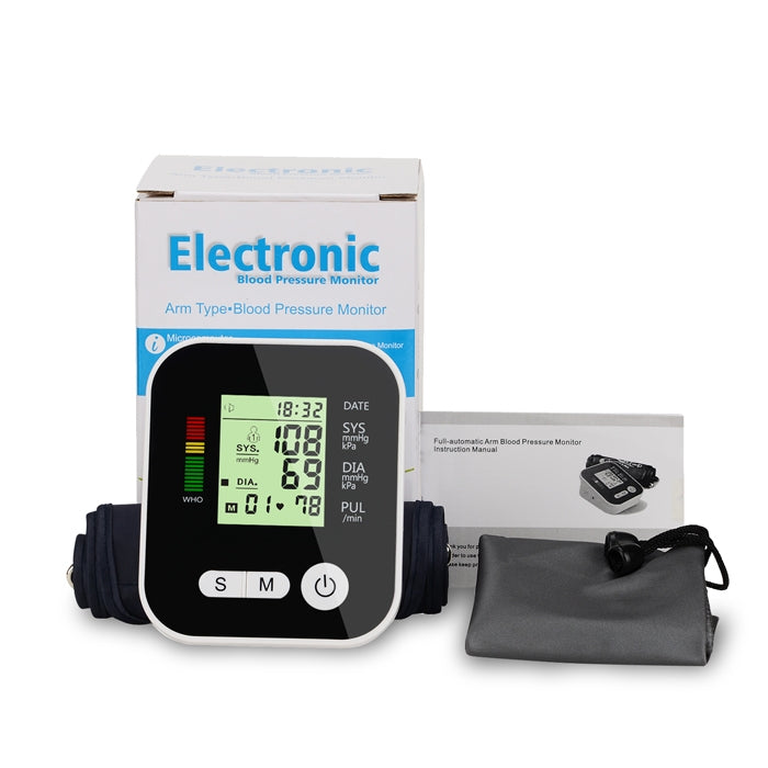 SZKIA RAK283 Arm Type Home อิเล็กทรอนิกส์เครื่องวัดความดันโลหิตสูงอัตโนมัติ Sphygmomanometer, With voice