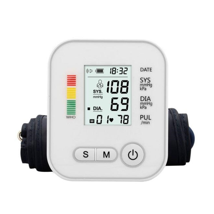 SZKIA RAK283 Arm Type Home อิเล็กทรอนิกส์เครื่องวัดความดันโลหิตสูงอัตโนมัติ Sphygmomanometer, With voice