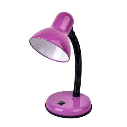 วินเทจเหล็ก LED โคมไฟตั้งโต๊ะปุ่มกดสวิทช์ป้องกันดวงตาอ่านไฟ LED โคมไฟตั้งโต๊ะ