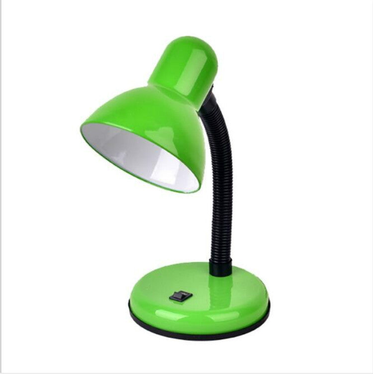 วินเทจเหล็ก LED โคมไฟตั้งโต๊ะปุ่มกดสวิทช์ป้องกันดวงตาอ่านไฟ LED โคมไฟตั้งโต๊ะ