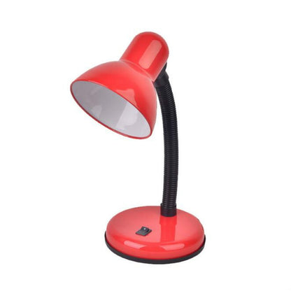 วินเทจเหล็ก LED โคมไฟตั้งโต๊ะปุ่มกดสวิทช์ป้องกันดวงตาอ่านไฟ LED โคมไฟตั้งโต๊ะ
